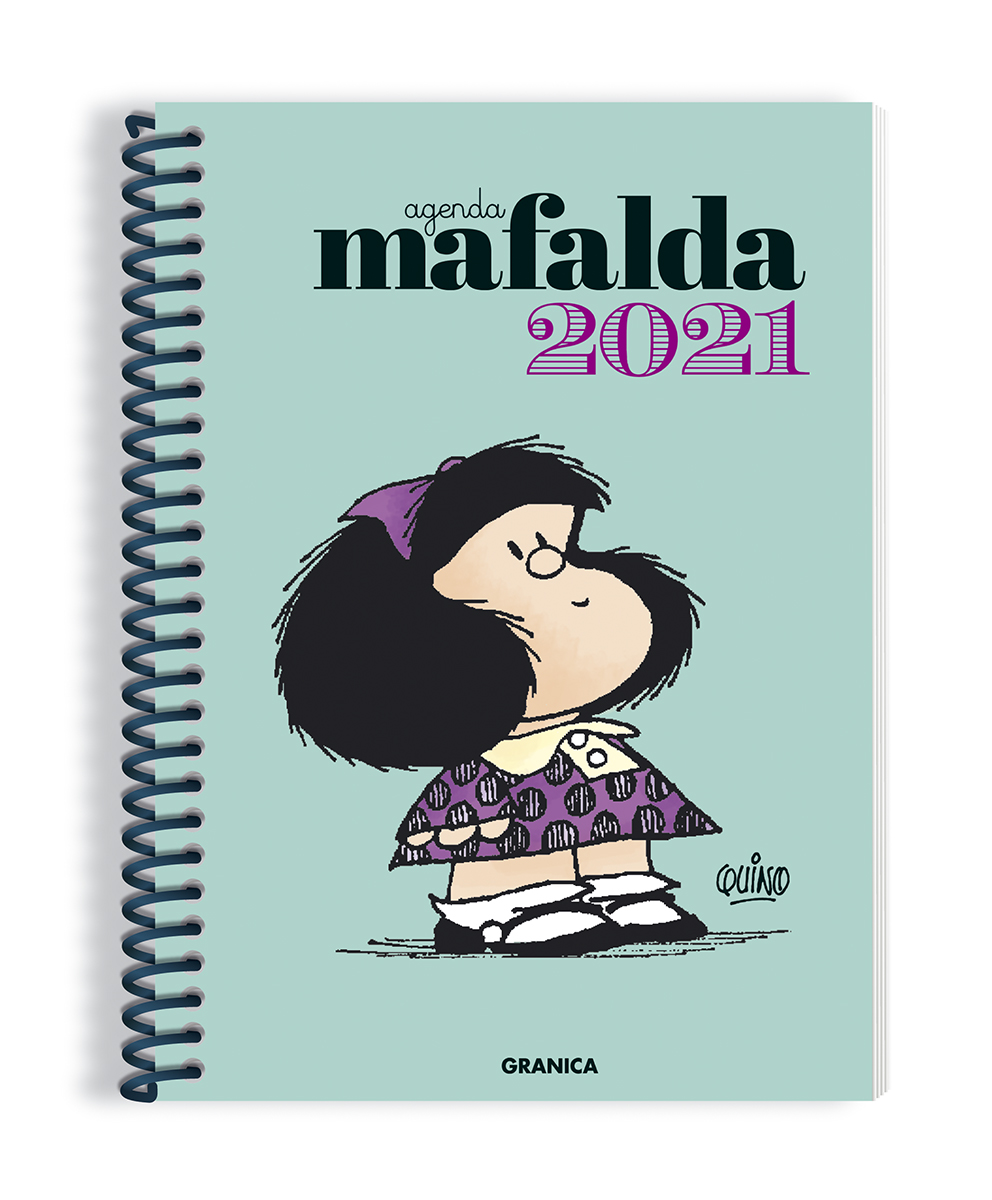 Mafalda 2021 Agenda Anillada - Celeste